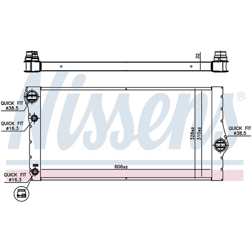 [05165] RAD. BMW SERIE 5 F10 (10) 518D / 520D / 525D / 530D / 535D