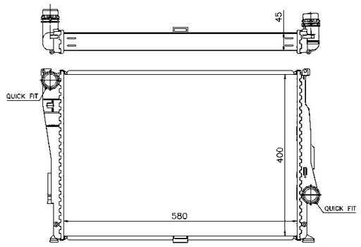 [05178] RAD. BMW SERIE 3 E46 (98) +/- M3