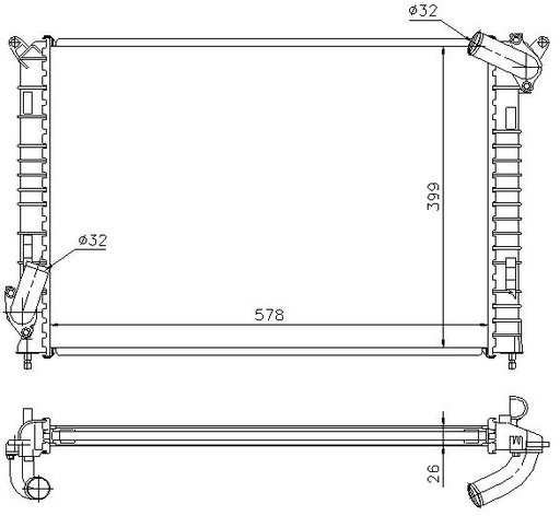 [05190] RAD. MINI COOPER S (01) + 1.6i 16v TURBO