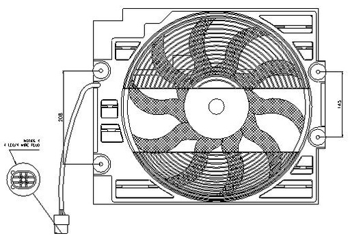 [E5173] EL BMW SERIE 5 E39 (95) VENT AA
