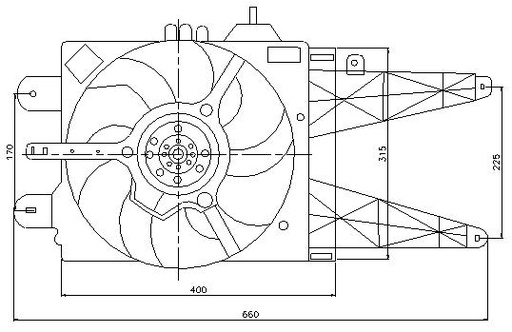 [E5474] EL FIAT PUNTO II (99) VALEO SIN AA