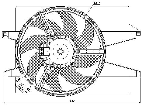 [E5592] EL FORD FIESTA V (01) CON AA 250W