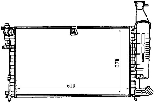 [05209] RAD. PSA BERLINGO/PARTNER (96) +/- 1.1/1.4/1.8 CONICO