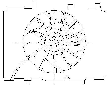 [E5805] EL MERCEDES W202 (93) CON AA BOSCH