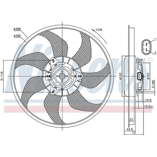 [E6314] EL OPEL ADAM (12) 1,2 / 1,4 - SOLO ASPAS