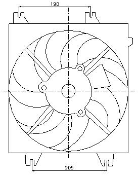 [E7622] EL HYUNDAI ACCENT II (99-05) VENT AA