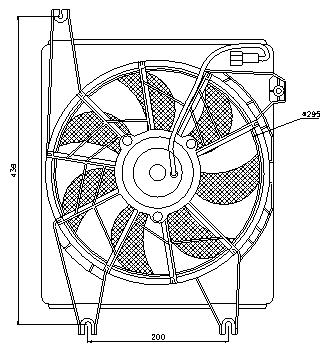 [E7623] EL HYUNDAI COUPE (96-02) VENT AA
