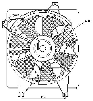 [E7645] EL HYUNDAI COUPE (96-02) VENT RADIADOR