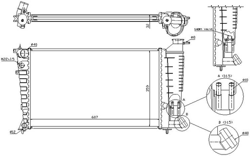 [05246] RAD. PSA (93) +/- ZX/306 1.6/1.8/2.0/1.8D/1.9D