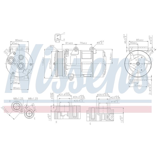 [FSE076] COMP. FORD/VOLVO (06) GALAXY/MONDEO/S80 DIESEL VS16 POLY-V6
