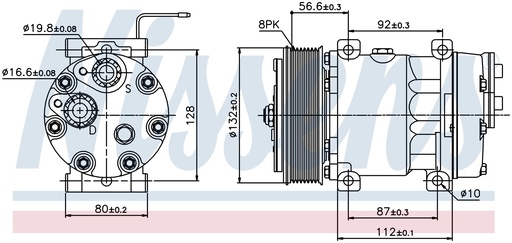 [FSE088] COMP. VOLVO VI (93) 7H15 POLY-V8 ALTERNATIVO
