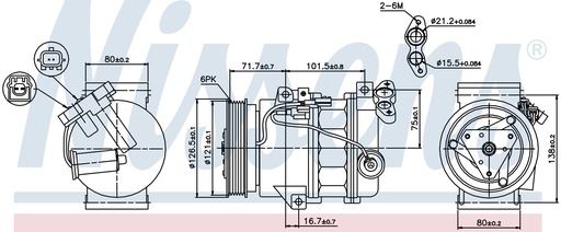 [FSE091] COMP. RENAULT LAGUNA (08) DCS17EC POLY-V6