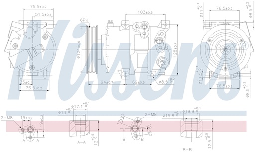 [FSE093] COMP. HYUNDAI TUCSON (15) 1,6 DVE16N POLY-V6