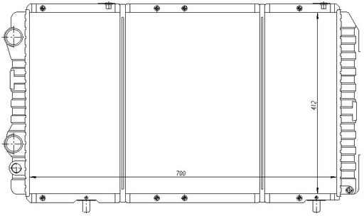 [05304] RAD. PSA/FIAT (94) +/- JUMPER/BOXER/DUCATO 2.0i/1.9D