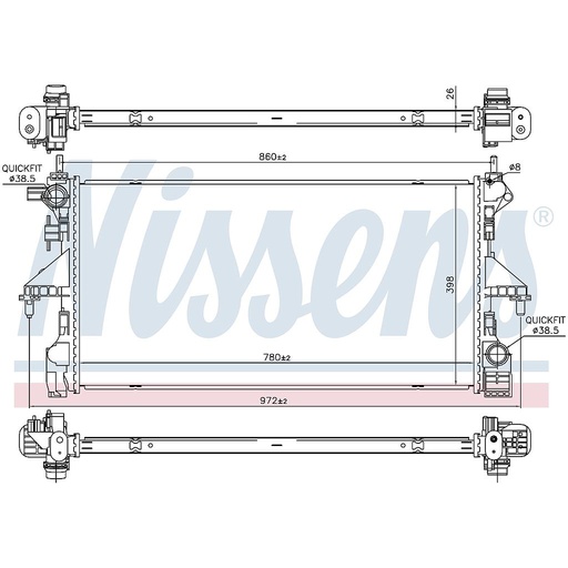 [05308] RAD. CITROEN JUMPER (15) 2,0 BlueHDI