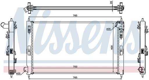 [05320] RAD. PSA/MITSUBISHI (07) +/- M/A AIRCORSS/ASX/OUTLANDER