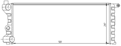 [05401] RAD. FIAT PANDA (86) 750 / 1.0 / 4X4