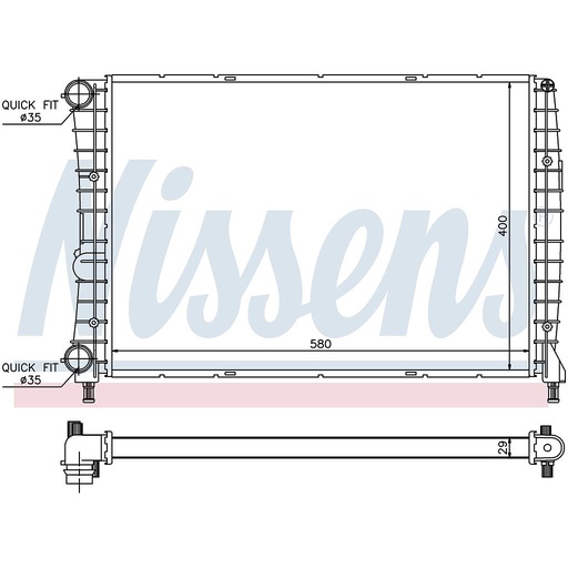 [05424] RAD. ALFA ROMEO GT (03) M/A +/- 1.8 / 2.0
