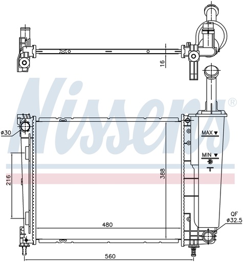 [05426] RAD. LANCIA YPSILON (12) 1,2