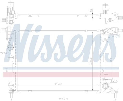 [05429] RAD. FIAT EGEA (15) 1,4