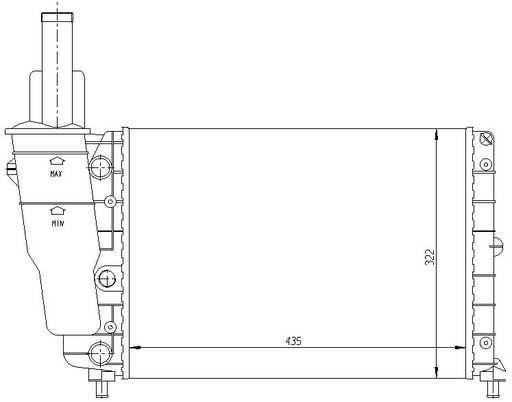 [05470] RAD. FIAT PUNTO 55 (93) 1.1