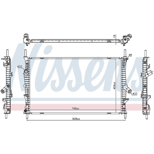 [05539] RAD. FORD TRANSIT (13) 2,0TDCi / 2,2TDCi