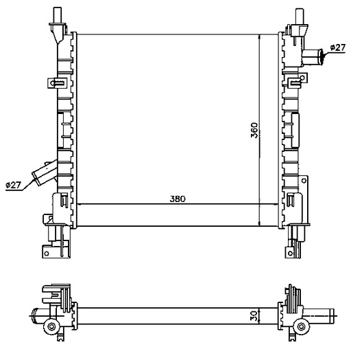 [05587] RAD. FORD KA/STREETKA (02) 1.3i / 1.6i