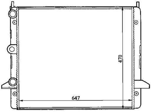 [05601] RAD. FORD GALAXI (95) 2.3i 16v / 2.8i V6