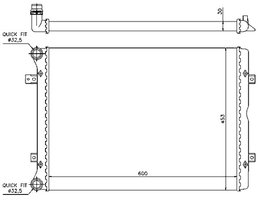 [05621] RAD. FORD GALAXIII (00) 1.9TDi