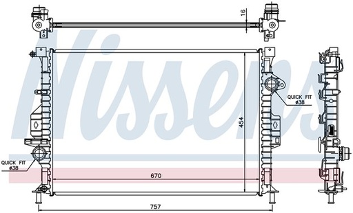 [05628] RAD. FORD/VOLVO (10) CMAX/SMAXFOCUS/GALAXY/KUGA/S60