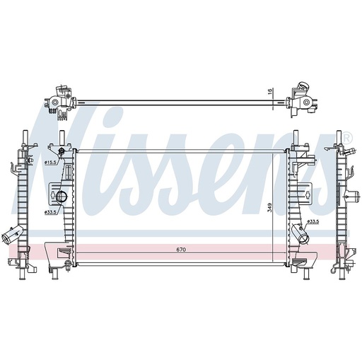 [05635] RAD. FORD C-MAX (10) 1,6EFi