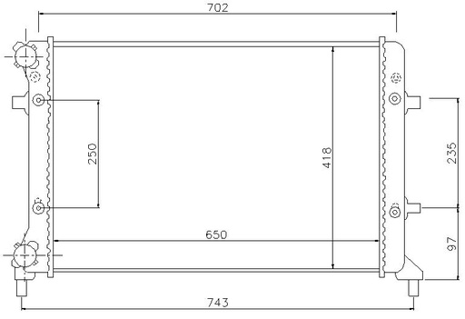 [07401] RAD. VAG (03) +A3/ALTEA/LEON/TOLEDO/OCTAVIA/CADDY