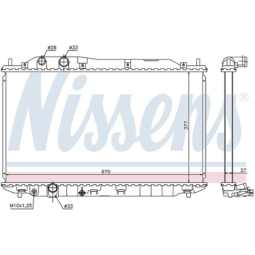 [05647] RAD. HONDA CIVIC (05) 1,6i 16v / 1,8i 16v
