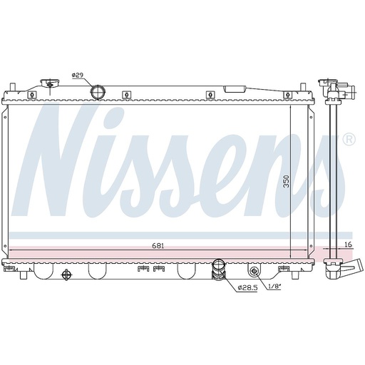 [05648] RAD. HONDA JAZZ (09) 1,2i 16v / 1,3i 16v / 1,5i