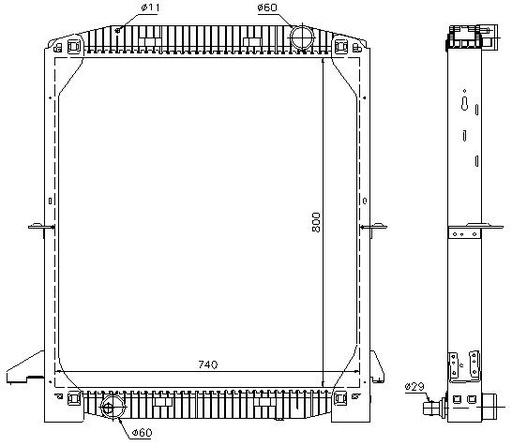 [05690] RAD. IVECO EUROTECH / EUROTRAKKER (92) SERIE MH