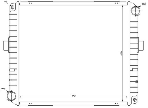[05697] RAD. IVECO EUROCARGO (91) E12 65/75