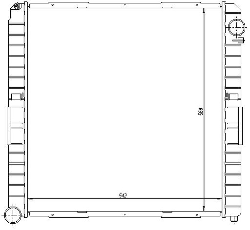 [05699] RAD. IVECO EUROCARGO (91) E18 80-85-100/ E21 80-85-100