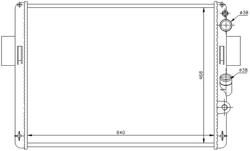 [05719] RAD. IVECO DAILY III (96-99) 30.8 / 30.1 / 35.8 / 49.1 / 59.1 / 59.12