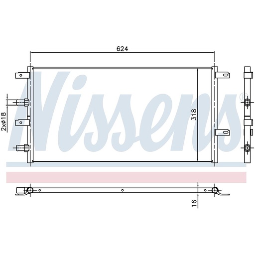 [05727] RAD. AUX. IVECO DAILY (12) 35C / 40C / 50C / 65C / 70C