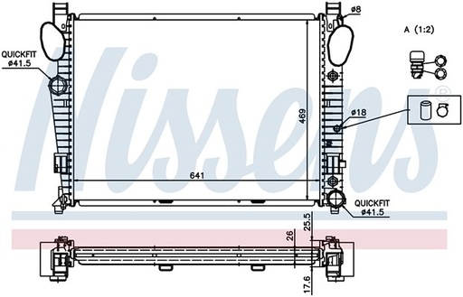 [05808] RAD. MB W220 (99) AUT +/- S280/S320/S350