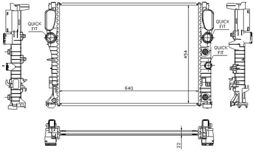 [05901] RAD. MERCEDES W211 (02) CLASE E CDI