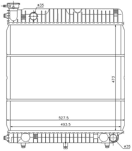 [05934] RAD. MERCEDES TRAC 1500 (86) 207 D