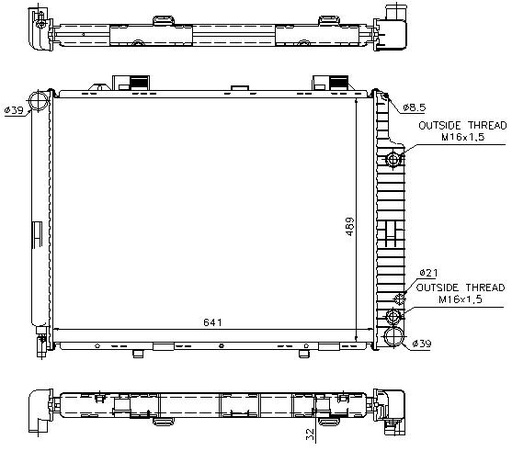 [06000] RAD. MERCEDES W210 (95) AUT + E200/E230/E240/E250