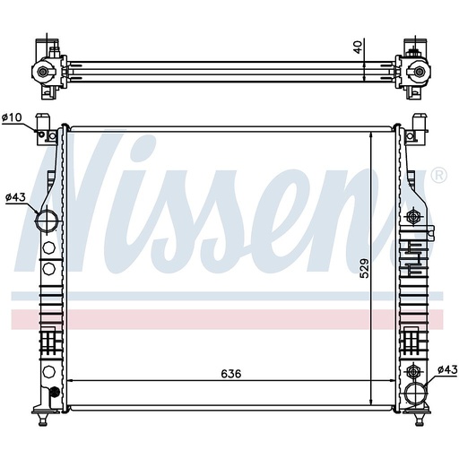 [06014] RAD. MERCEDES W164 (06) GL420CDI / GL450CDI / ML420CDI
