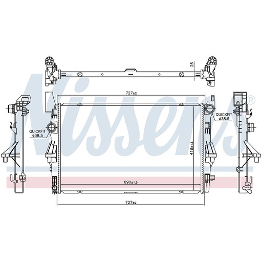 [06043] RAD. MERCEDES VITO (14) 109CDI / 111CDI