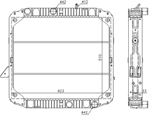 [06060] RAD. MERCEDES LK 814/ 914 (83) F/KO/L/S/AK/K