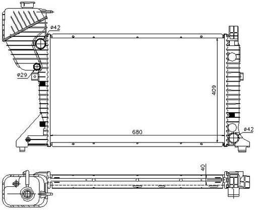 [06062] RAD. MERCEDES SPRINTER 2T (95) 208CDi / 211CDi