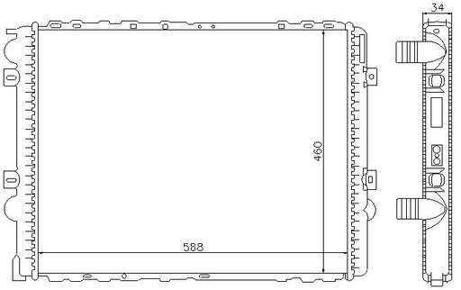 [06083] RAD. RENAULT MASCOTT (99) 110 / 130 / 140 / 150