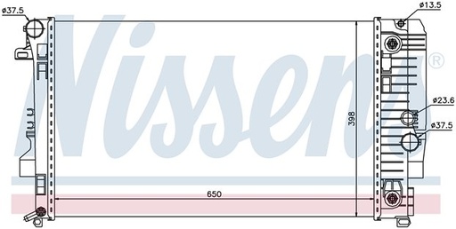 [06093] RAD. MB VITO II W639 (03) AUT +/- 109CDi/110CDi
