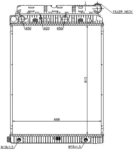[06094] RAD. MERCEDES ATEGO (97)
